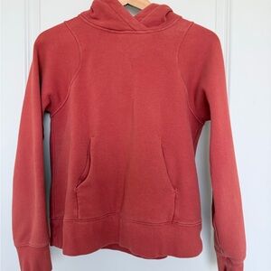 lululemon athletica Loungeful Hoodie Sweatershirt women’s 4 Red rock organge